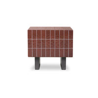 Farren Outdoor Side Table Brown