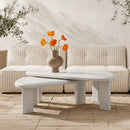 Sophie Outdoor Nesting Table Set Cream Lacquer