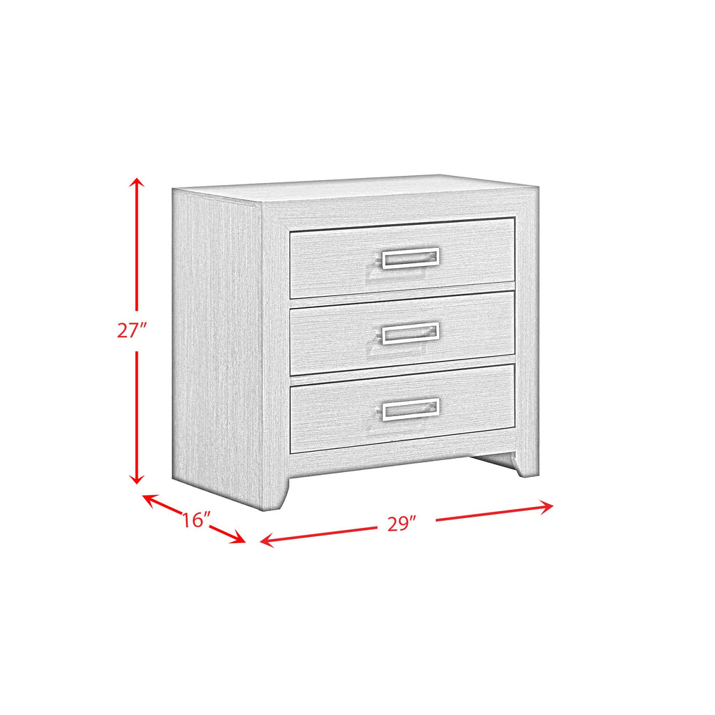 Sasha-3-Drawer-Nightstand-W/-USB-in-Grey