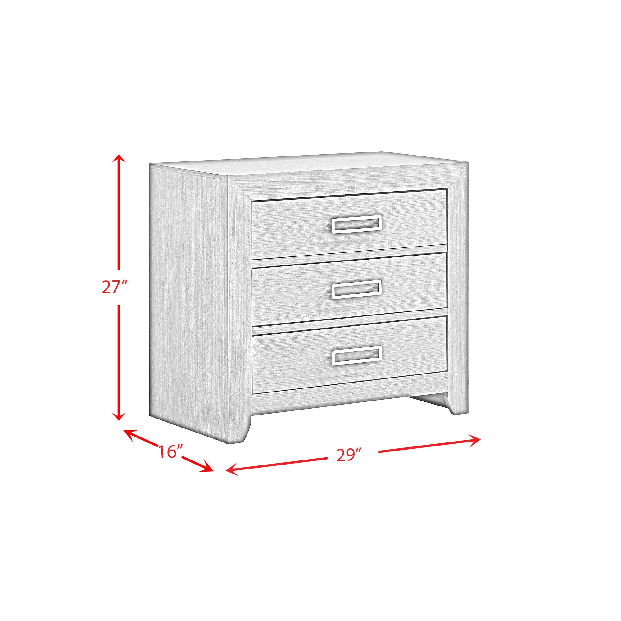 Sasha-3-Drawer-Nightstand-W/-USB-in-Grey