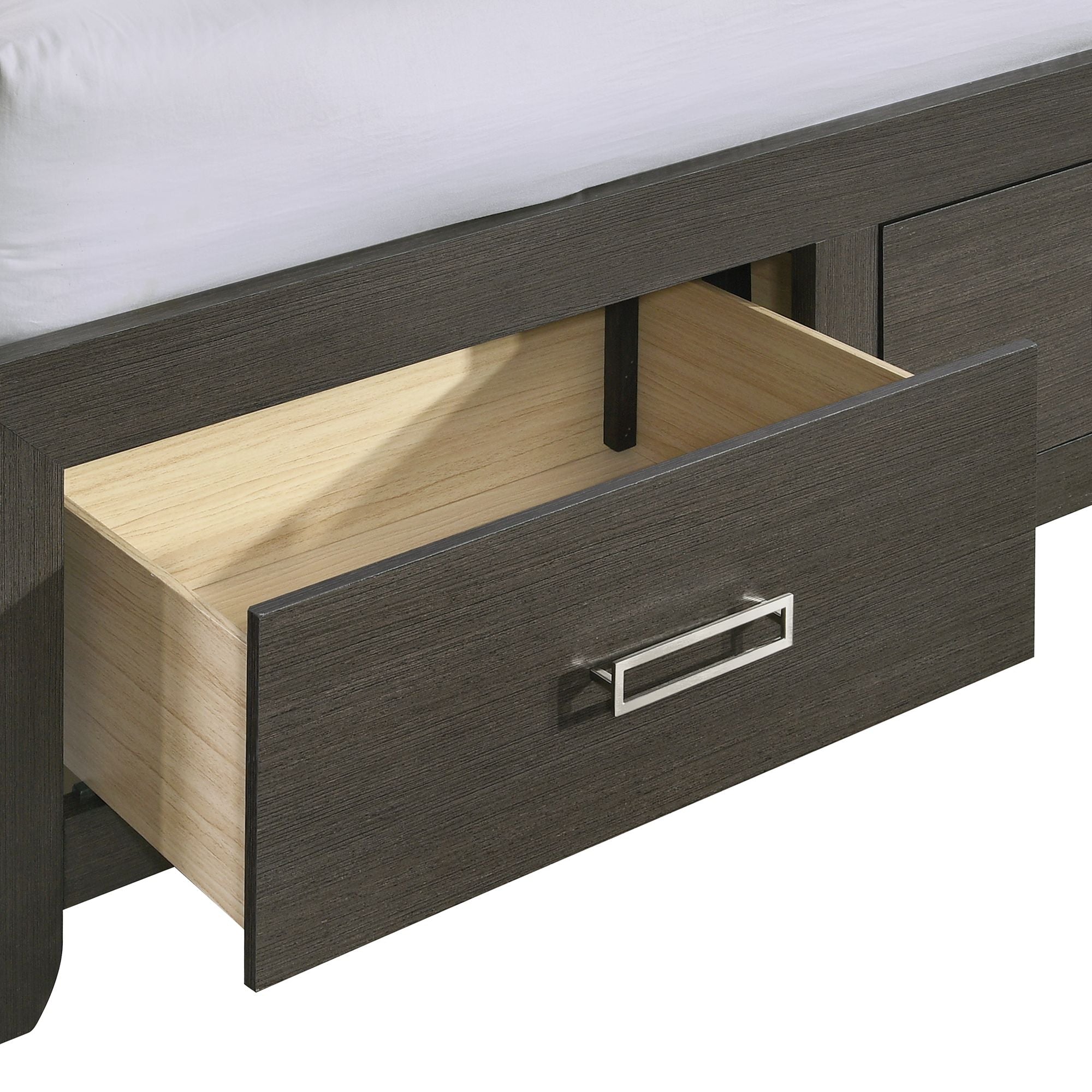 Sasha-Queen-Music-Bed-W/Led-Light-in-Grey
