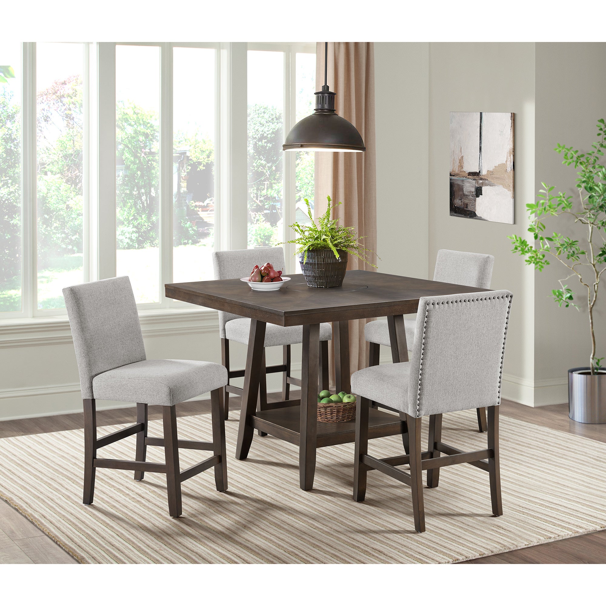Seneca-Counter-Side-Chair-with-Grey-Fabric-in-Brown-(2-Per-Carton)