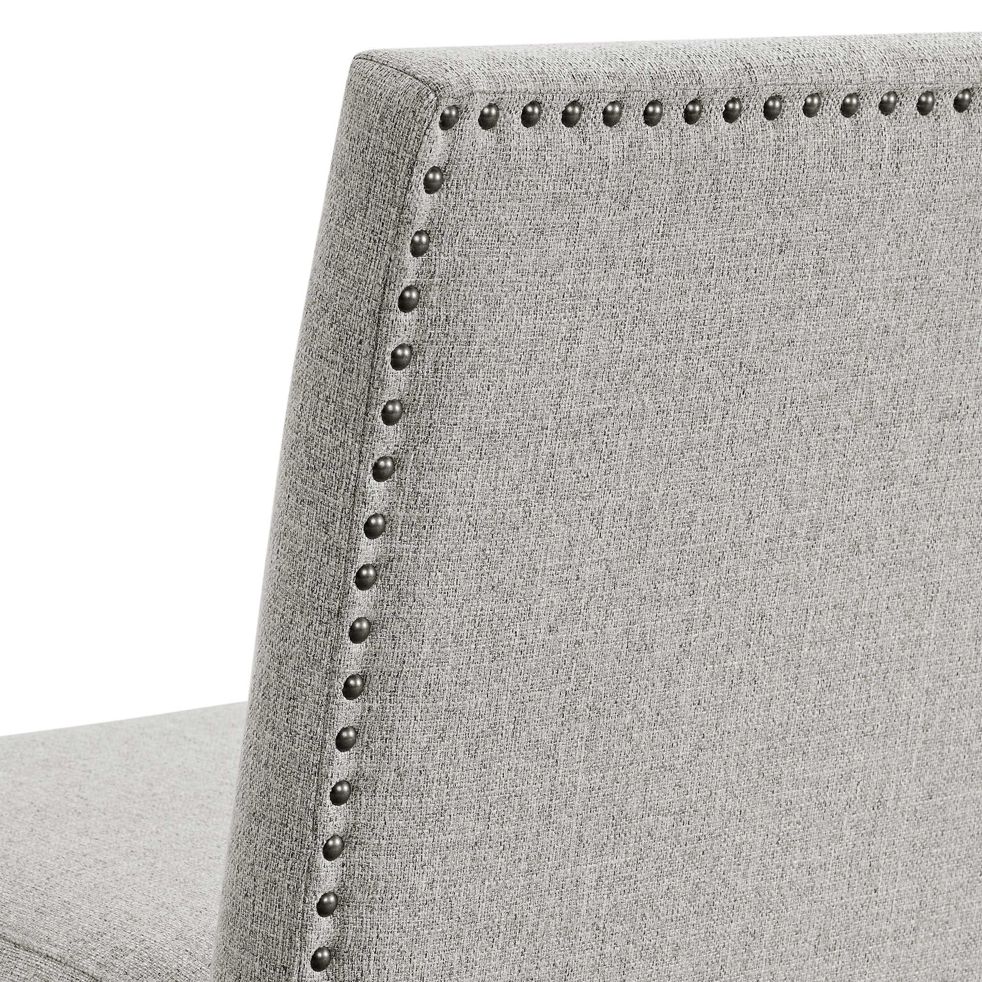 Seneca-Counter-Corner-Bench-with-Upholstered-Back-and-Grey-Fabric-in-Brown