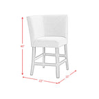 Seneca-8PC-Counter-Height-Dining-Set-in-Grey-Table,-Four-Chairs-and-Complete-Bench