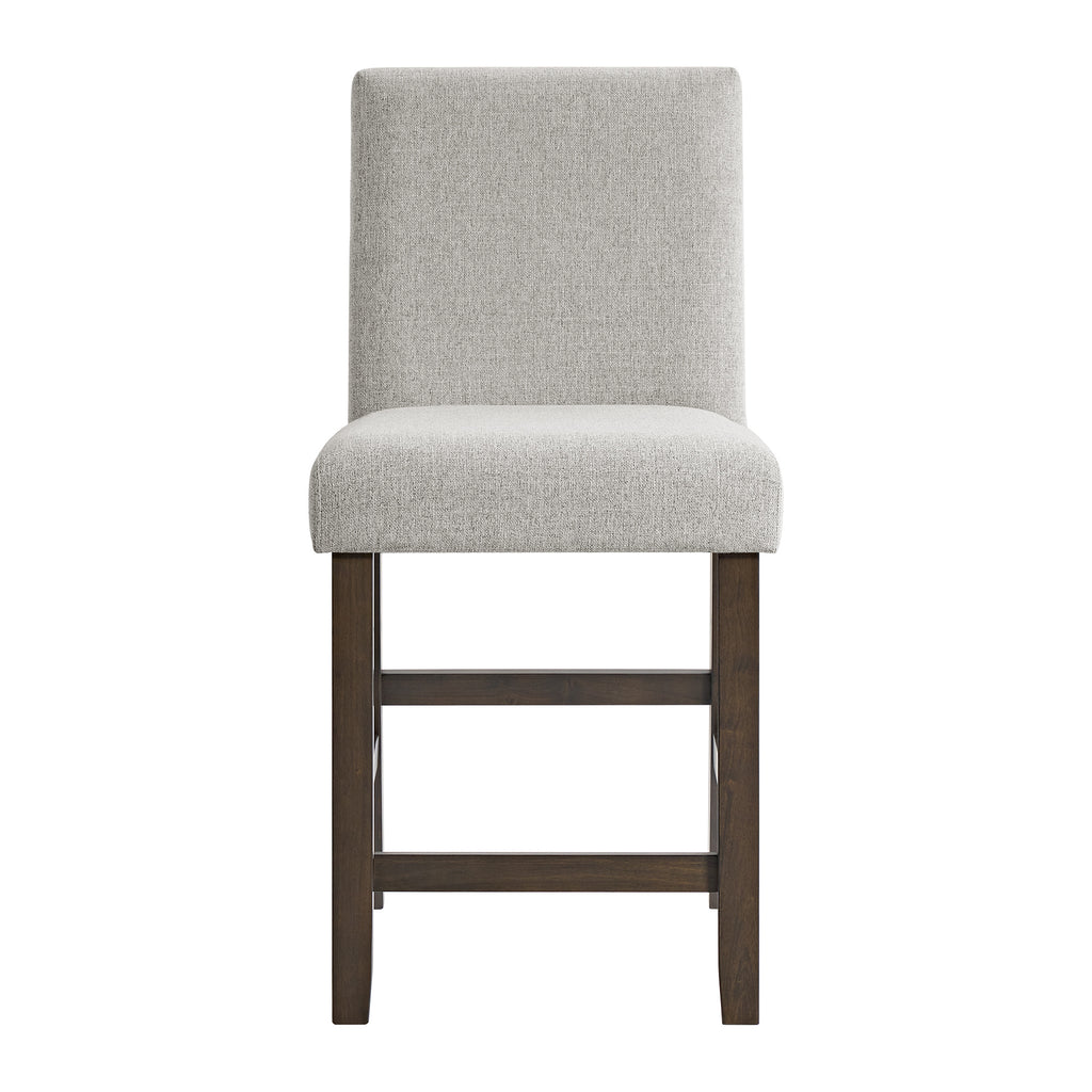 Seneca-Counter-Side-Chair-with-Grey-Fabric-in-Brown-(2-Per-Carton)