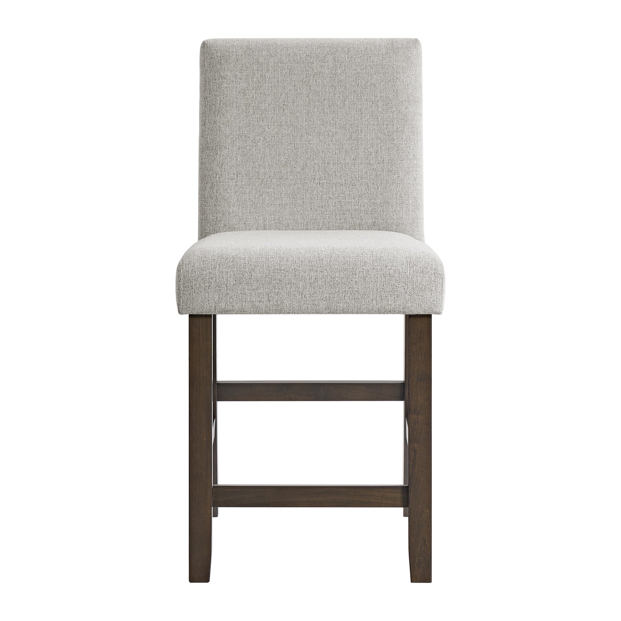 Seneca-Counter-Side-Chair-with-Grey-Fabric-in-Brown-(2-Per-Carton)