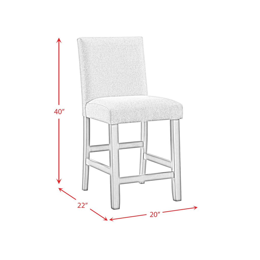 Seneca-Counter-Side-Chair-with-Grey-Fabric-in-Brown-(2-Per-Carton)
