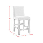 Seneca-Counter-Side-Chair-with-Grey-Fabric-in-Brown-(2-Per-Carton)