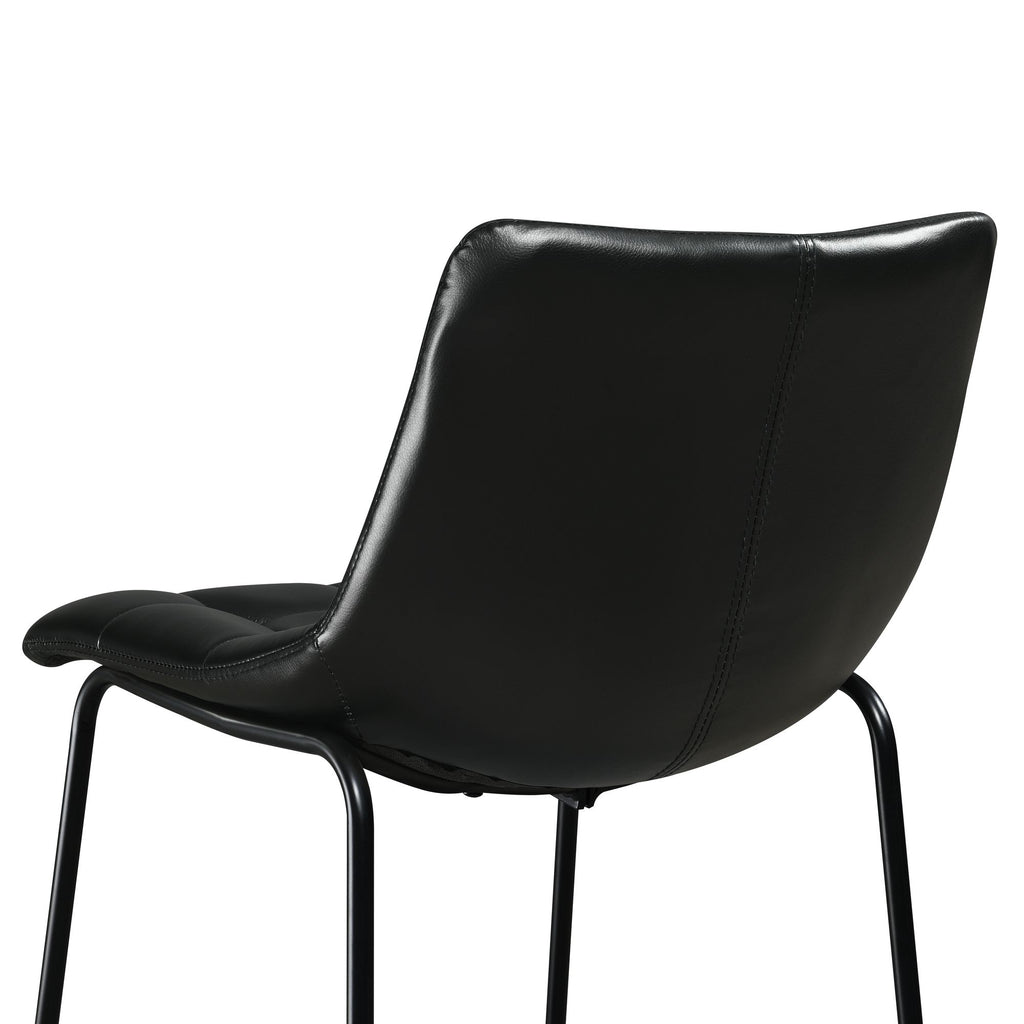 Seth-(-QSD6099-5B)-30""-Distressed-Black-Bar-Stool-(2-Per-Carton)