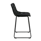 Seth-25""-Distressed-Black-Counter-Stool-(2-Per-Carton)