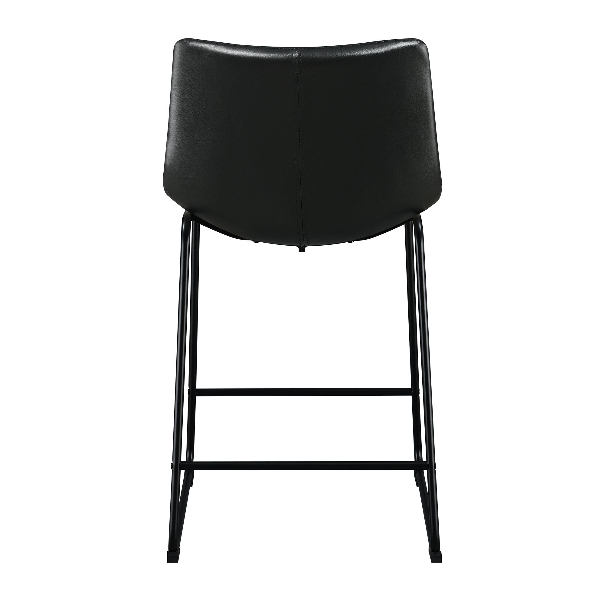 Seth-25""-Distressed-Black-Counter-Stool-(2-Per-Carton)