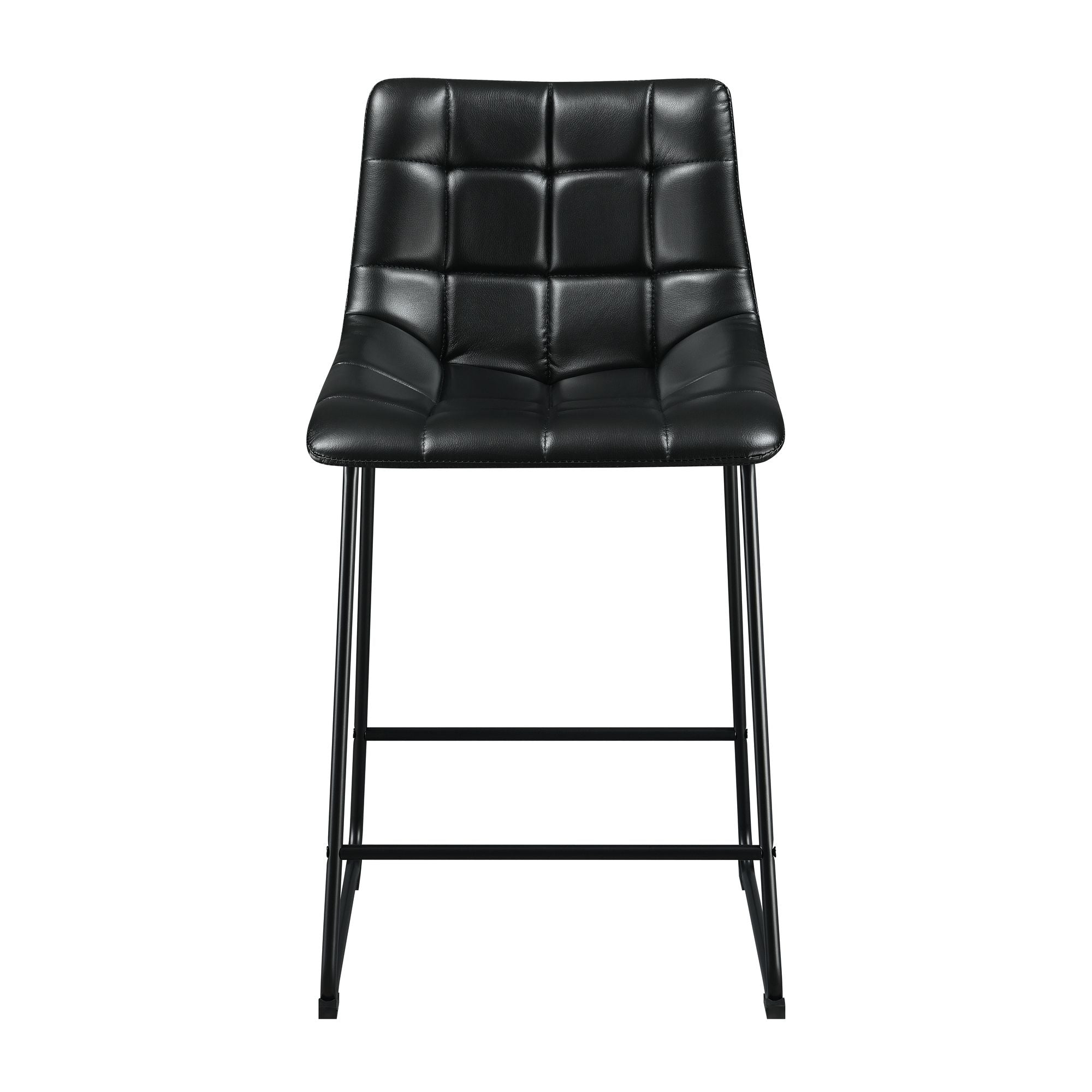 Seth-25""-Distressed-Black-Counter-Stool-(2-Per-Carton)