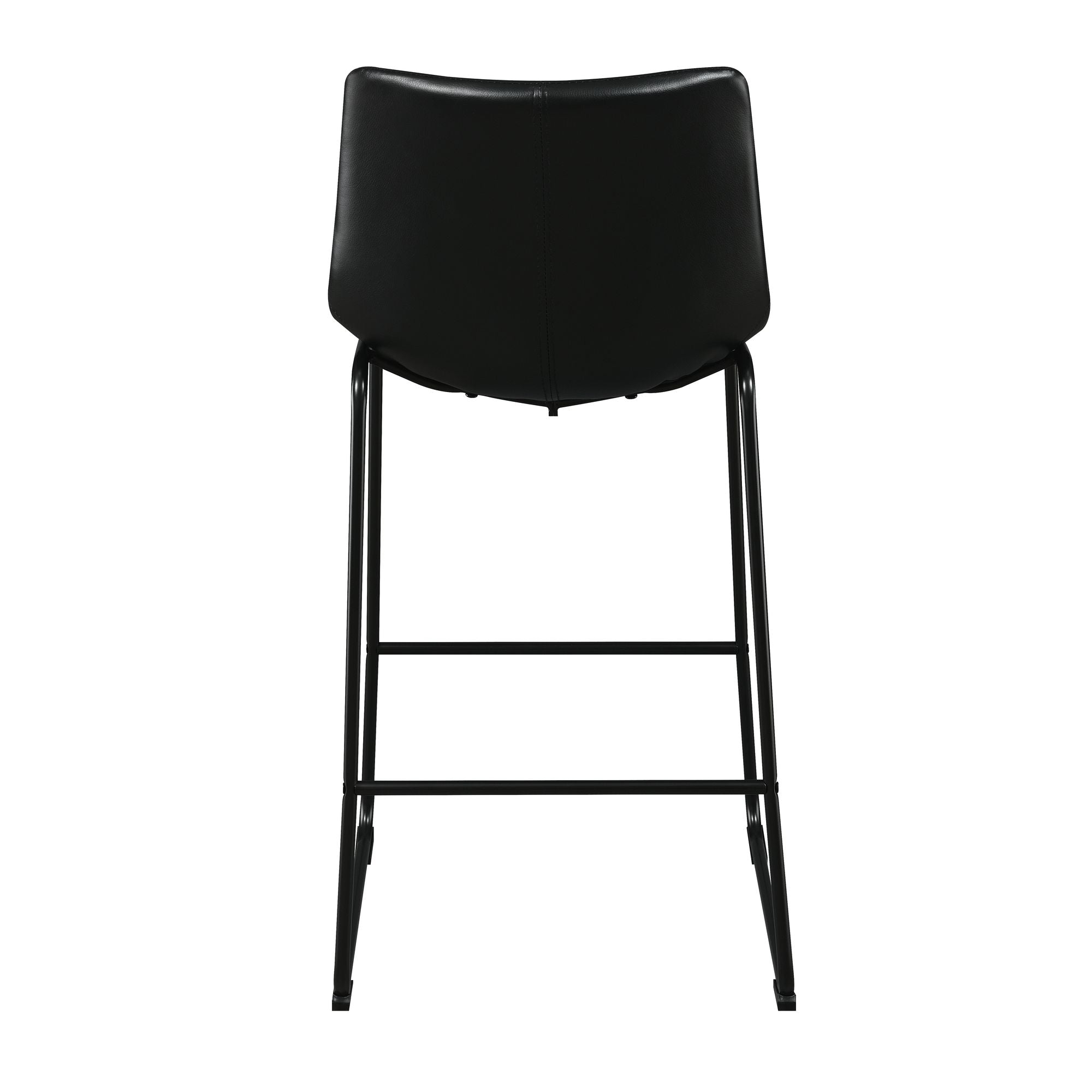 Seth-(-QSD6099-5B)-30""-Distressed-Black-Bar-Stool-(2-Per-Carton)