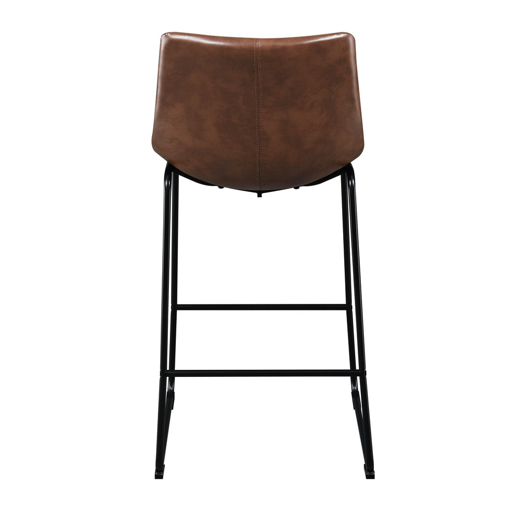 Seth-(-QSD6099-5B)-30""-Distressed-Cappuccino-Bar-Stool-(2-Per-Carton)