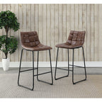 Seth-(-QSD6099-5B)-30""-Distressed-Cappuccino-Bar-Stool-(2-Per-Carton)