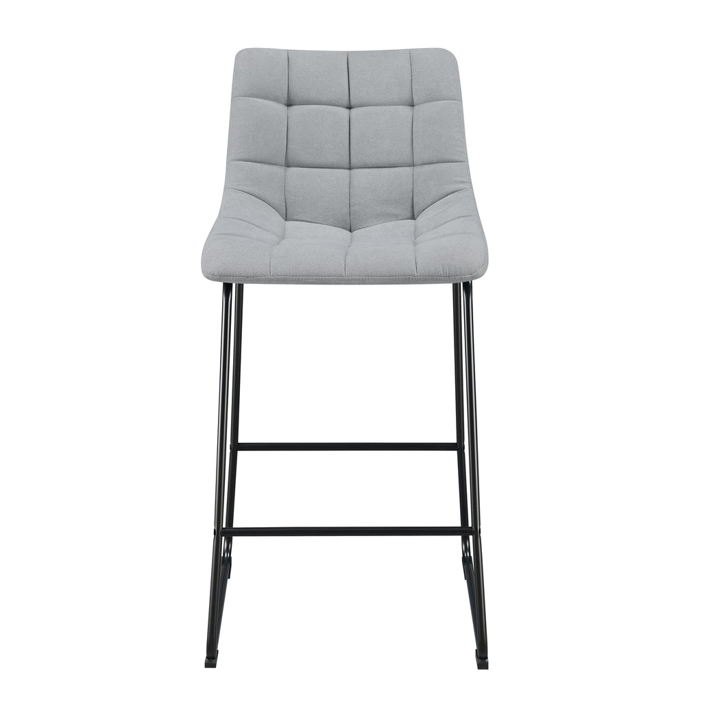 Seth-(-QSD6099-5B)-30""-Linen-Grey-Bar-Stool-(2-Per-Carton)