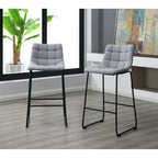 Seth-(-QSD6099-5B)-30""-Linen-Grey-Bar-Stool-(2-Per-Carton)