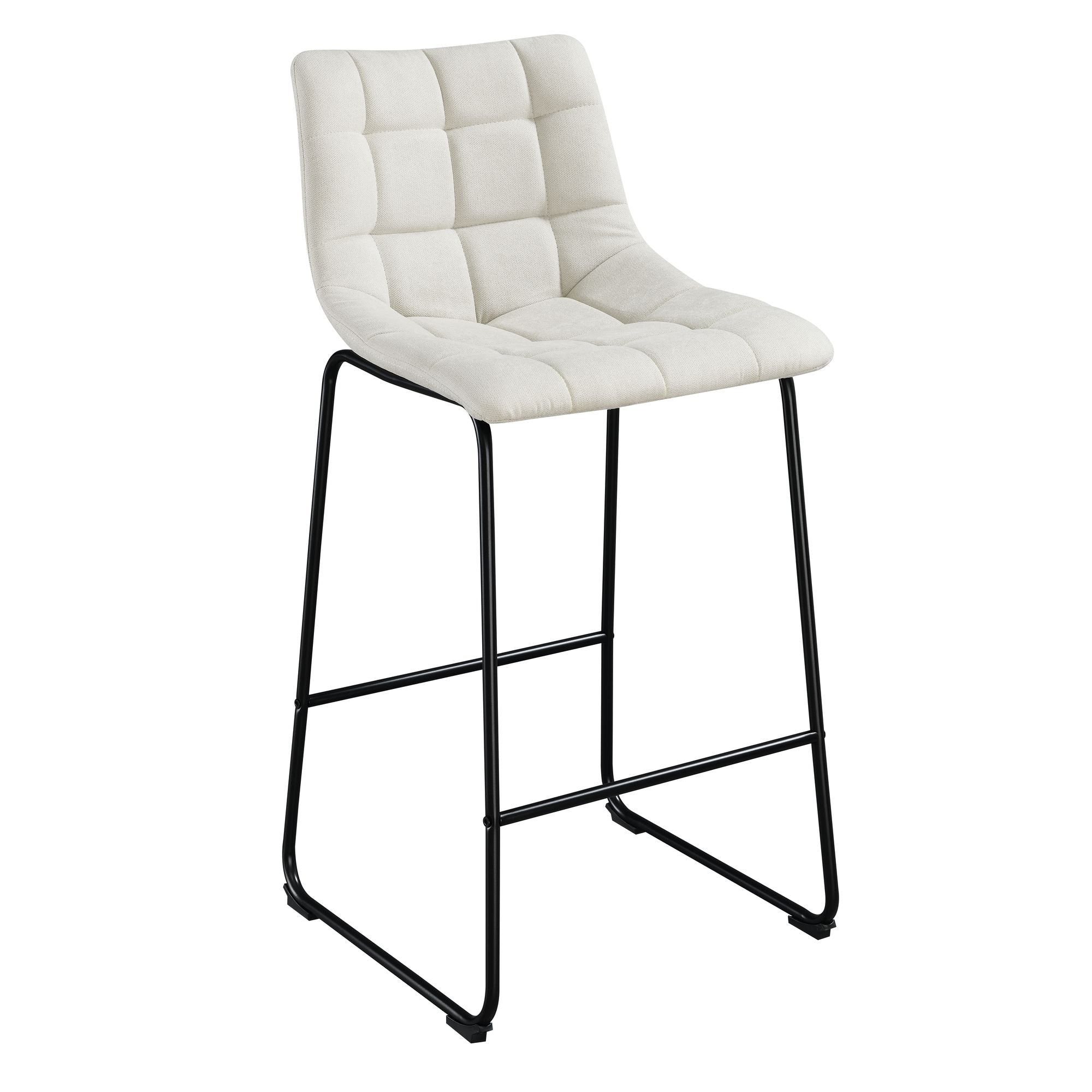 Seth-(-QSD6099-5B)-30""-Linen-White-Bar-Stool-(2-Per-Carton)