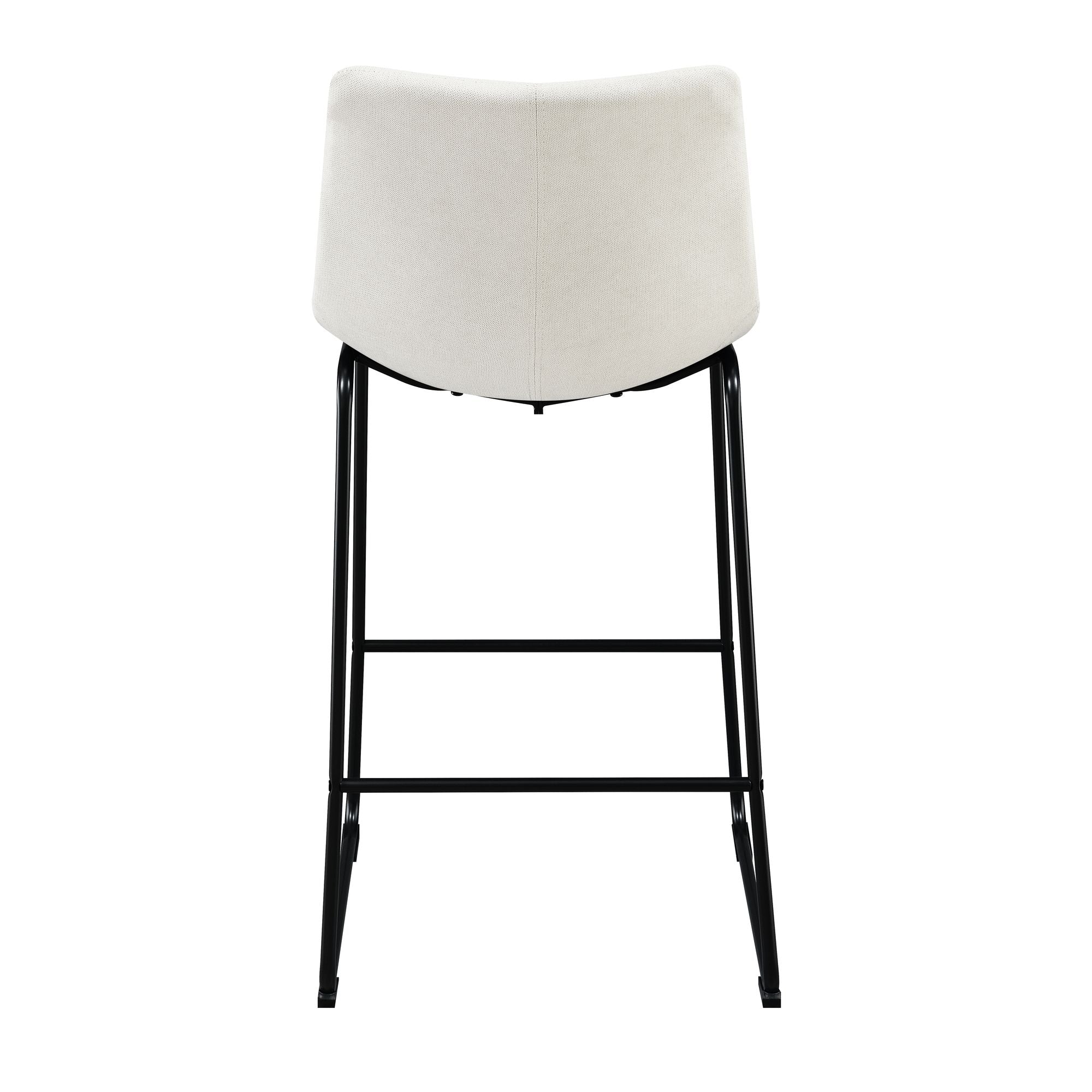 Seth-(-QSD6099-5B)-30""-Linen-White-Bar-Stool-(2-Per-Carton)