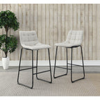 Seth-(-QSD6099-5B)-30""-Linen-White-Bar-Stool-(2-Per-Carton)