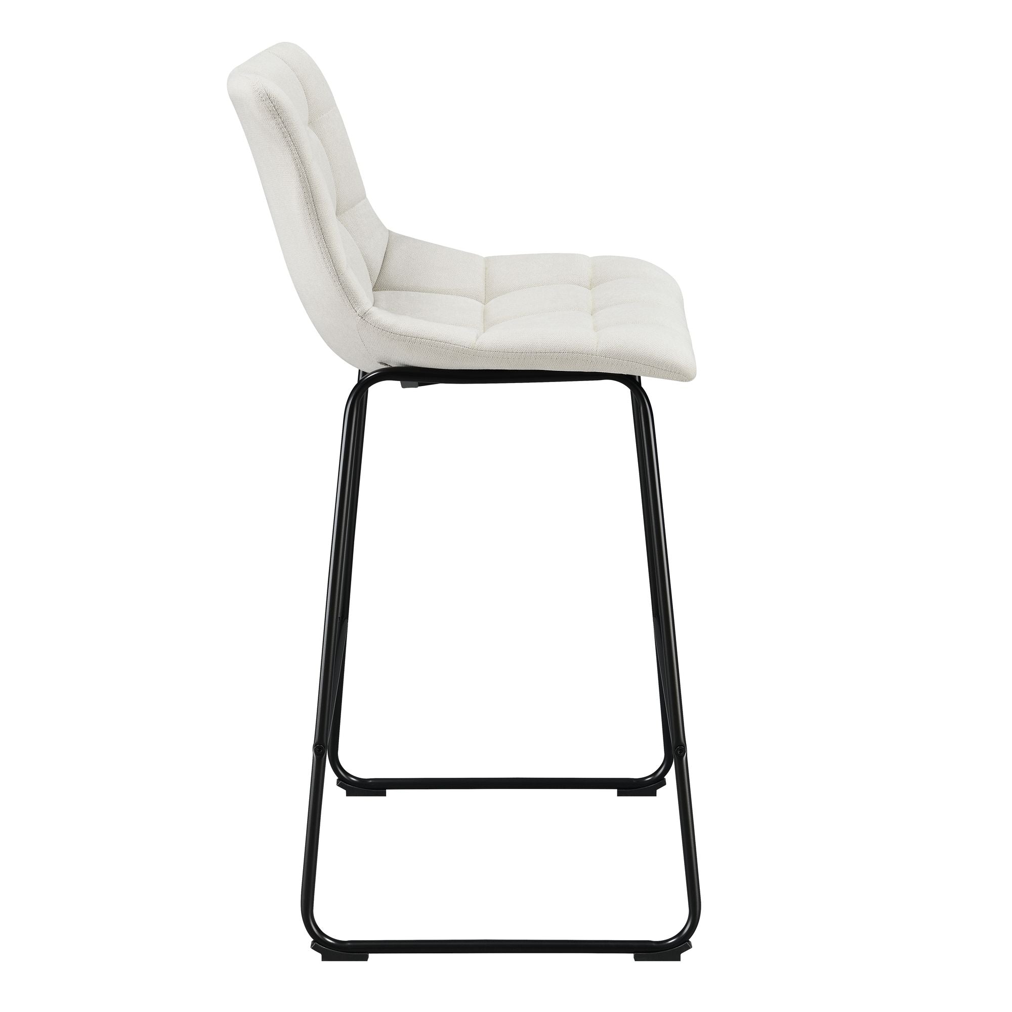 Seth-(-QSD6099-5B)-30""-Linen-White-Bar-Stool-(2-Per-Carton)
