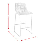Seth-(-QSD6099-5B)-30""-Linen-Grey-Bar-Stool-(2-Per-Carton)