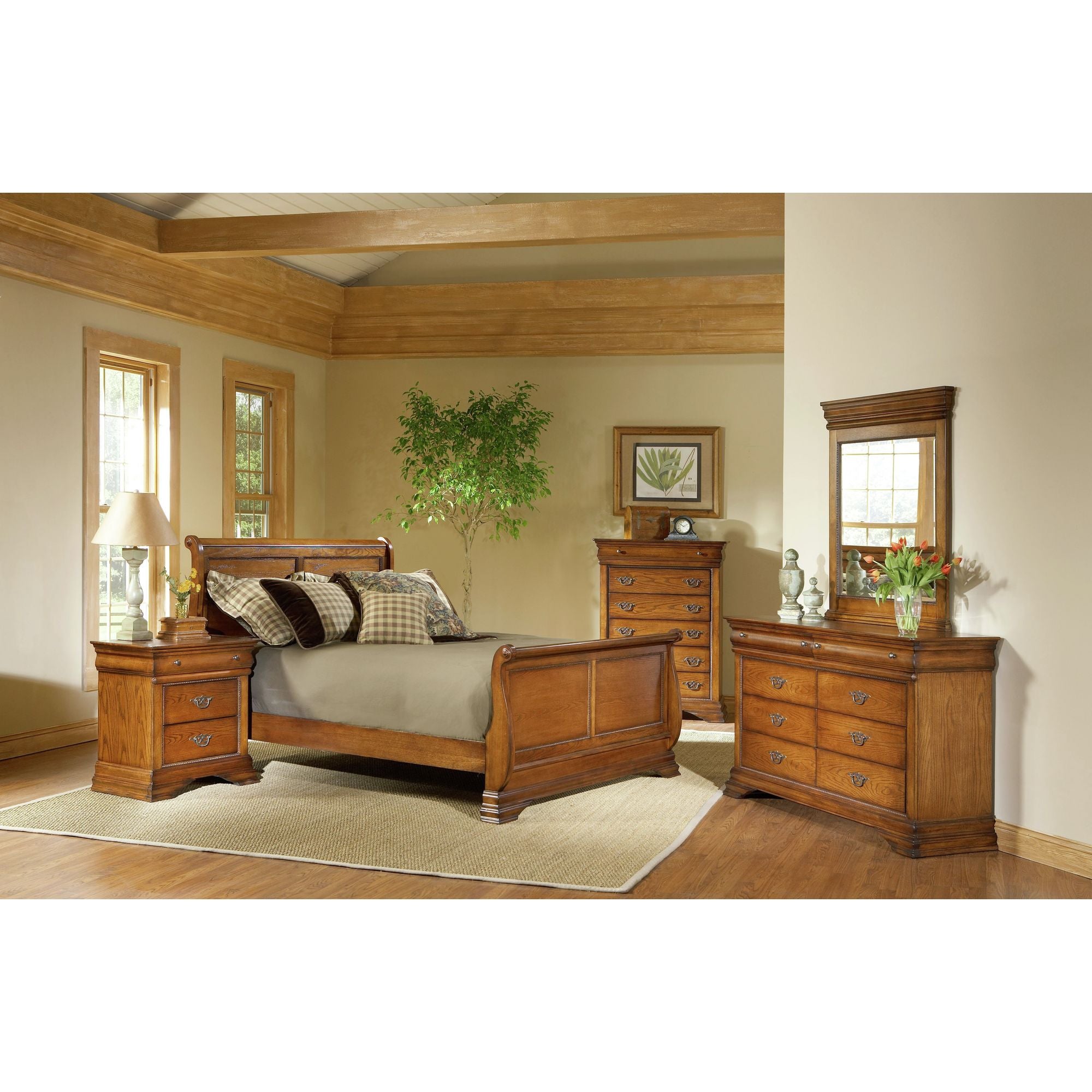 (B4850-40)-Shenandoah--Night-Stand--Classic-Oak