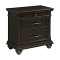 Slater Nightstand with USB Black