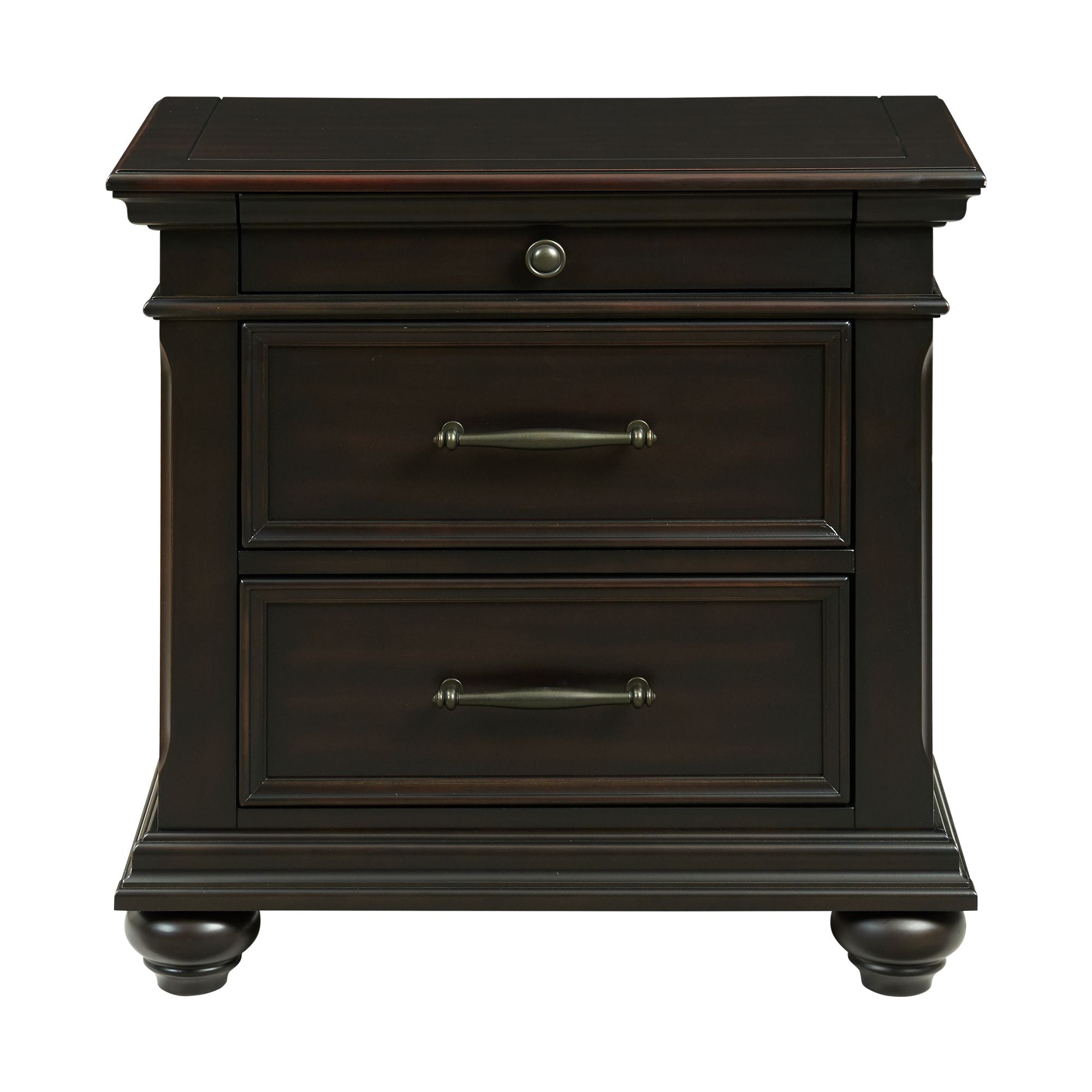 Slater Nightstand with USB Black