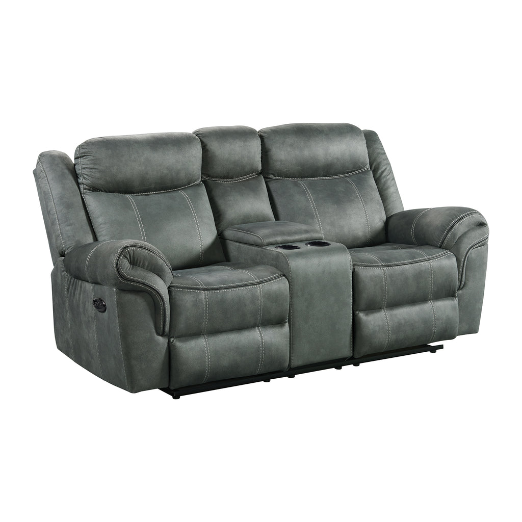 Sorrento-Power-Motion-Loveseat-with-Power-Headrest-&-Console-in-FB367-Charcoal
