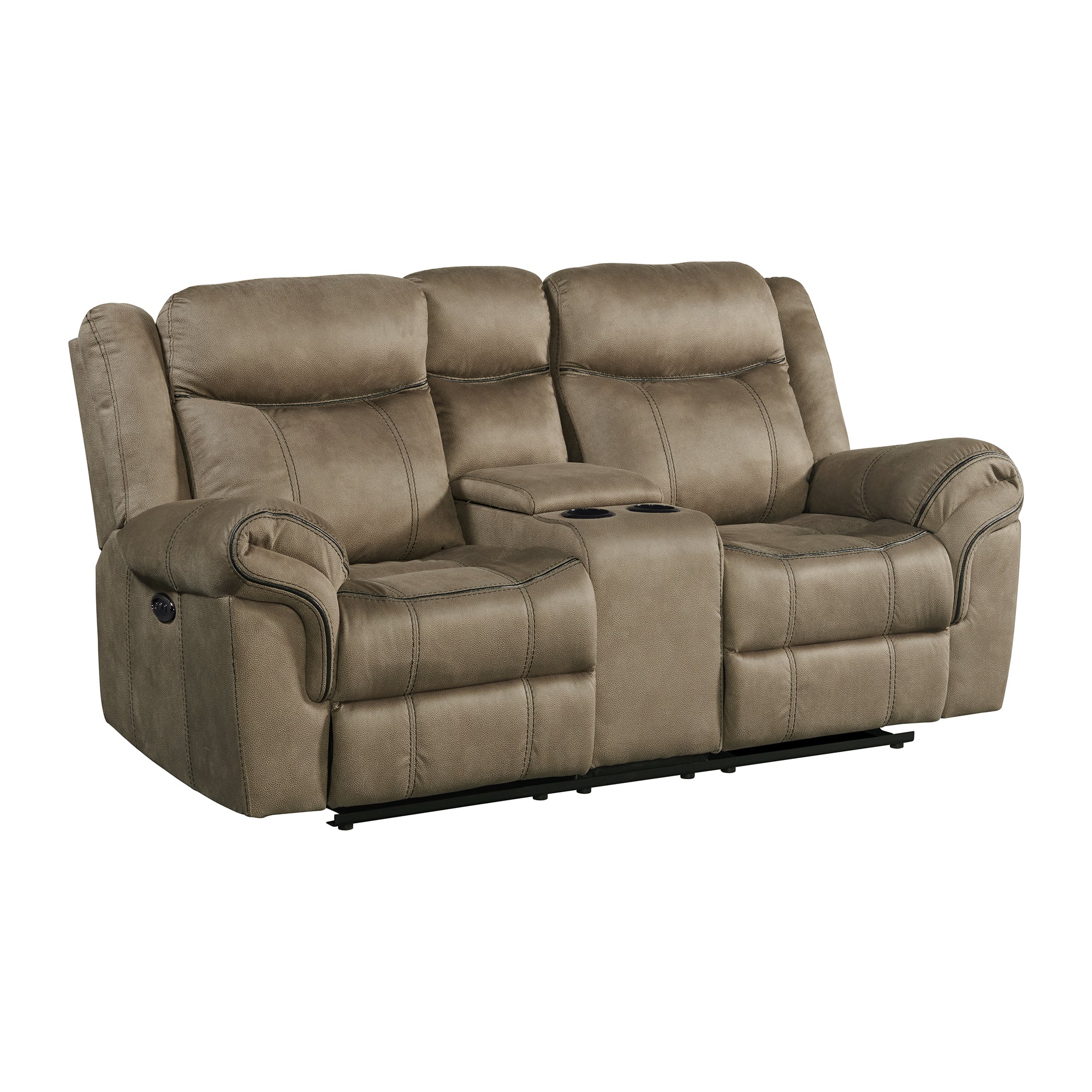 Sorrento-Power-Motion-Loveseat-with-Power-Headrest-&-Console-in-T101-Brown