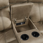 Sorrento-Motion-Loveseat-with-Console-in-T101-Brown