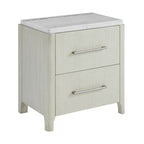 South-Beach-2-Drawer-Nightstand-with-USB-&-White-Marble-Top-in-Almond-White