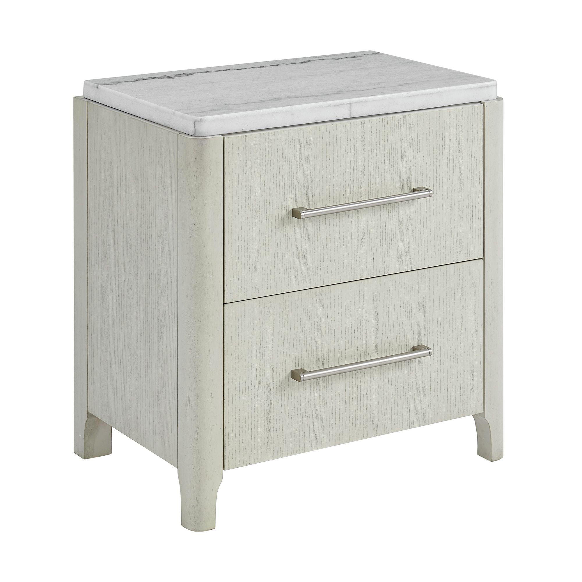 South-Beach-2-Drawer-Nightstand-with-USB-&-White-Marble-Top-in-Almond-White