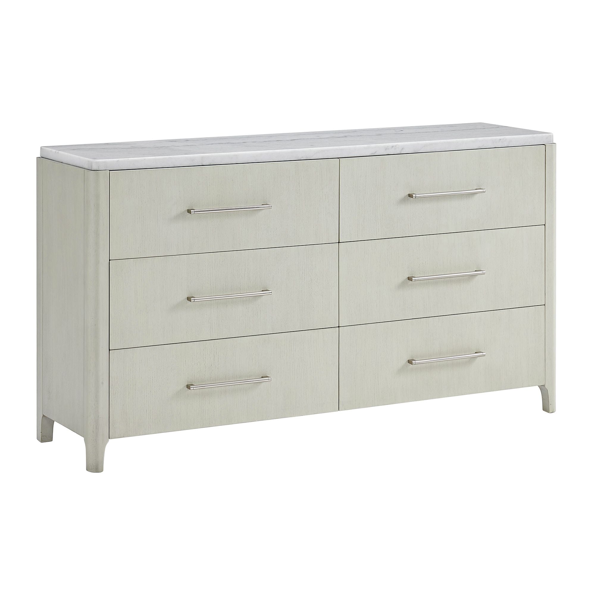 South-Beach-6-Drawer-Dresser-with-White-Marble-Top-in-Almond-White