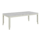 South-Beach-Dining-Table-with-White-Marble-Top-in-Almond-White