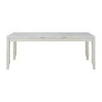 South-Beach-Dining-Table-with-White-Marble-Top-in-Almond-White