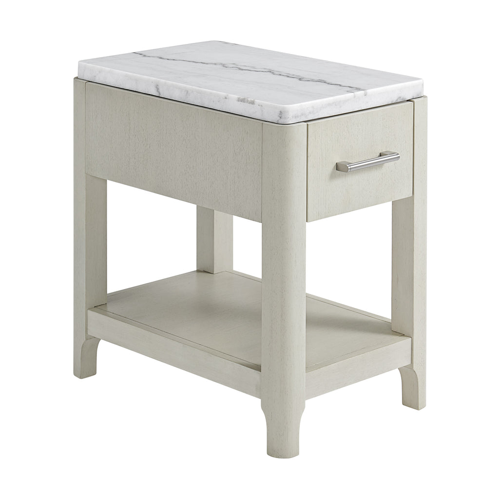 South-Beach-Side-Table-with-White-Marble-Top-in-Almond-White