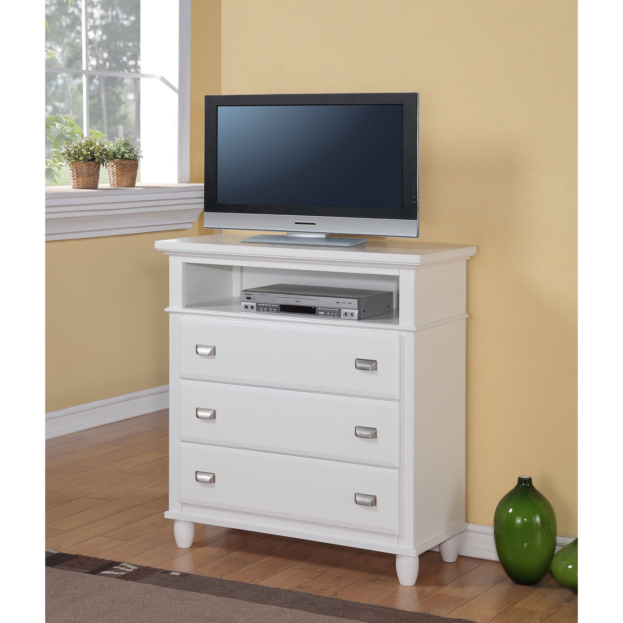 Spencer-Media-Chest-White