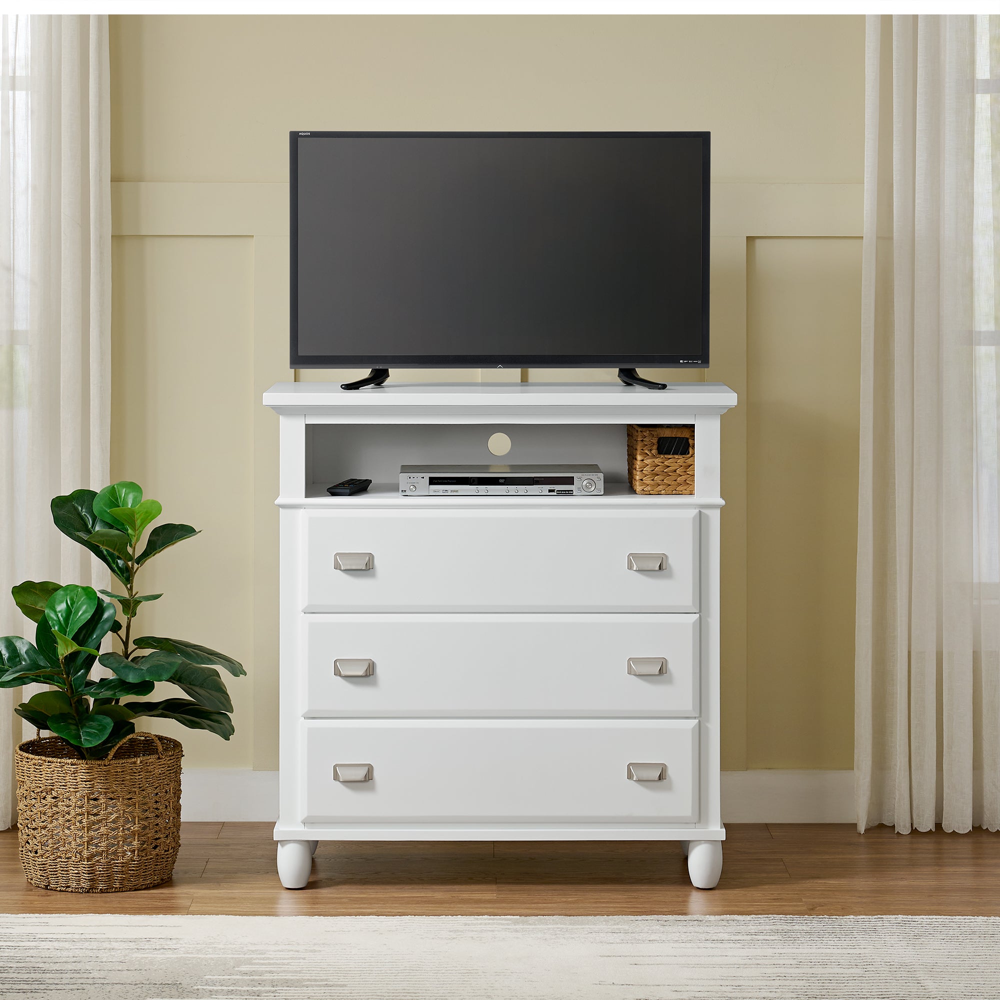 Spencer-Media-Chest-White