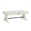 Stone-2PC-Occasional-Table-Set-in-White-Coffee-Table-&-End-Table