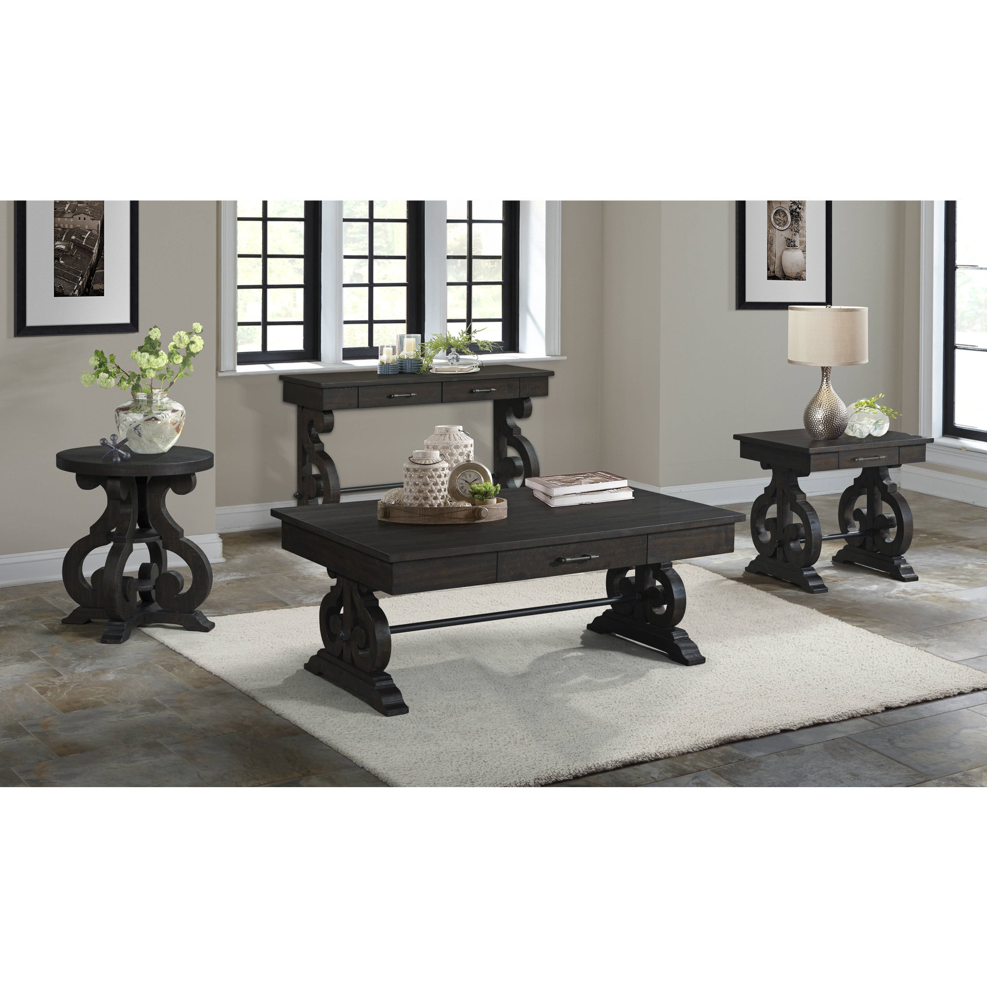 Stone-Occasional-Sofa-Table