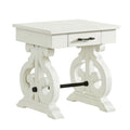 Stone-Occasional-Square-Side-Table-With-Pu-Base-in-White