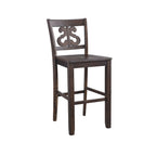 Stone-30""-Bar-Scroll-Back-Stool-w/-Wood-Seat-Charcoal-(2-Per-Carton)