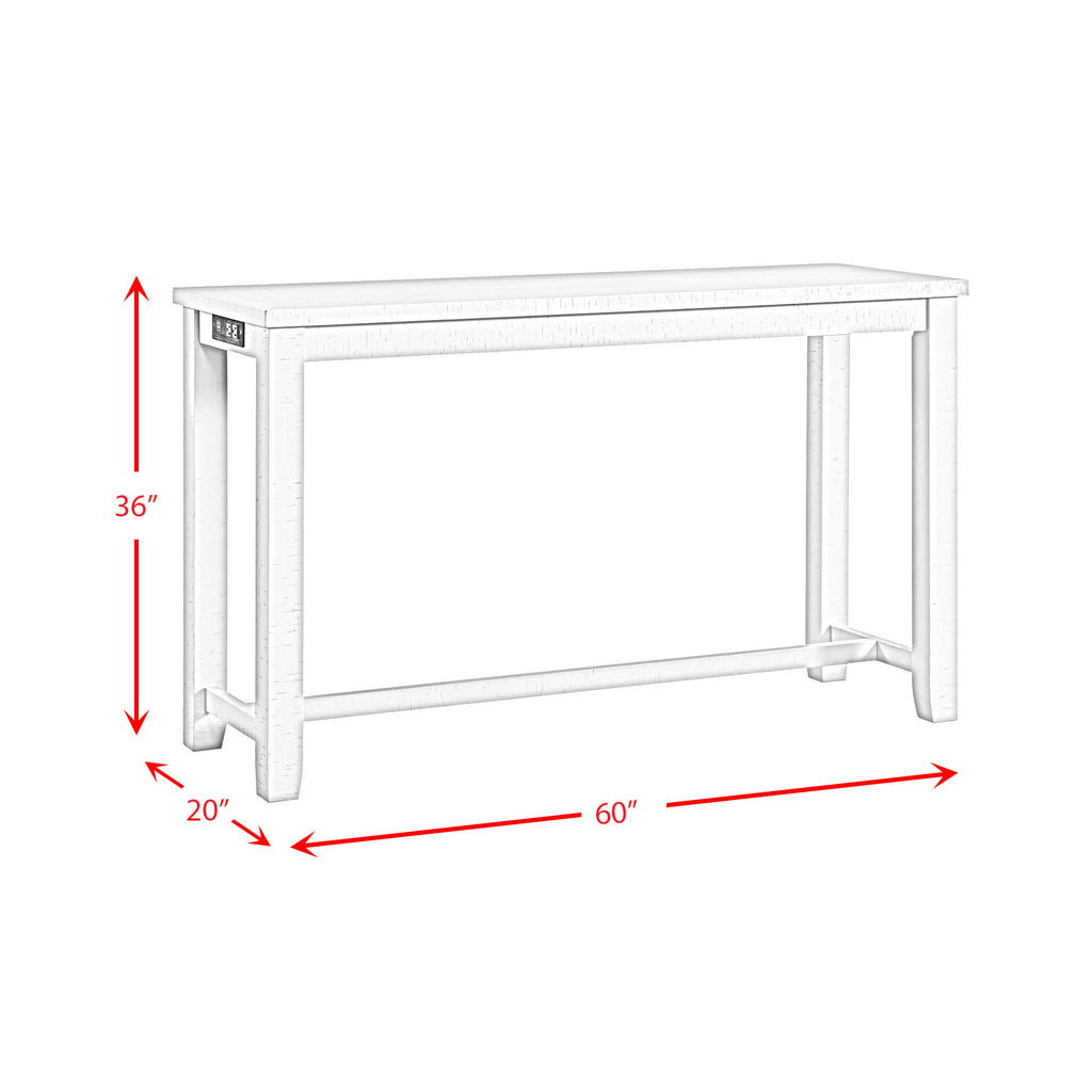 Stone-Occasional-Bar-Table-Single-Pack-in-White-(Table-+-Three-Stools)