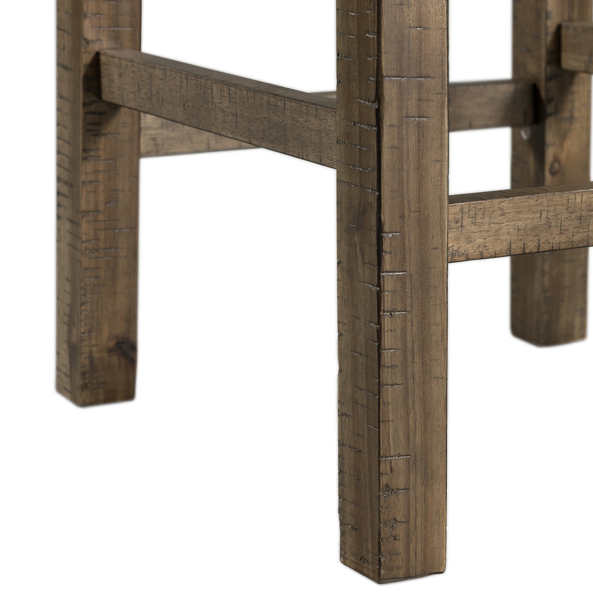 Stone-Occasional-Bar-Table-Single-Pack-Gray-Finish-(Table-+-Three-Stools)