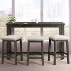 Stone-Occasional-Bar-Table-Single-Pack-(Table-+-Three-Stools)