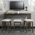Stone-Occasional-Bar-Table-Single-Pack-(Table-+-Three-Stools)