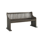 Stone-Dining-6PC-Set--Table,-4-Side-Chairs,-&-Pew-Bench