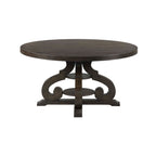 Stone-Round-Dining-Table-W/PU-Base
